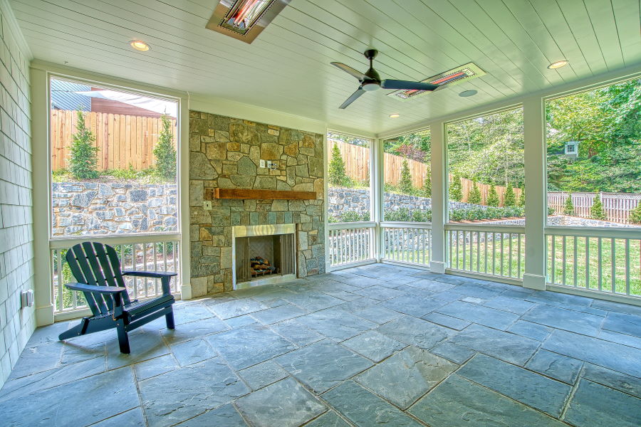 Traditional Screened Porch Arlington, Virginia Thomas French